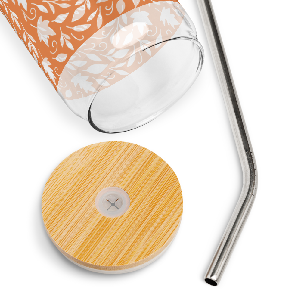 Rust & Reverie | Autumn Collection Glass Can Mug