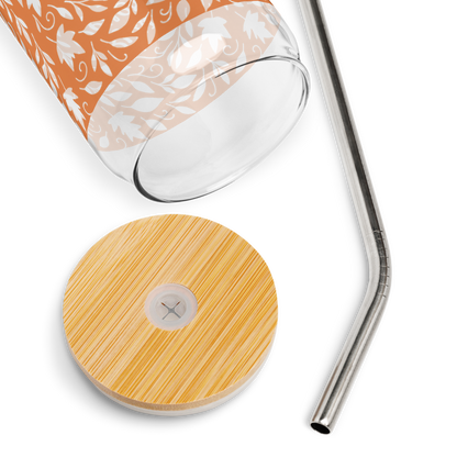 Rust & Reverie | Autumn Collection Glass Can Mug