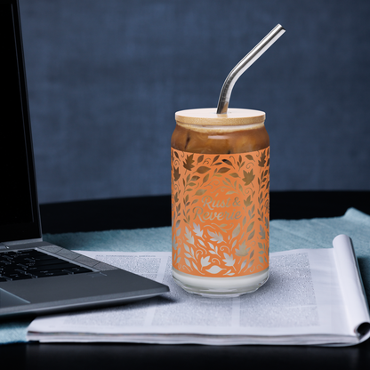 Rust & Reverie | Autumn Collection Glass Can Mug